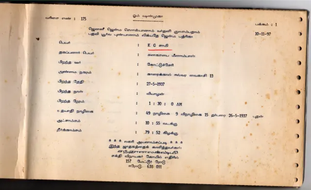 KG Sami Documents
